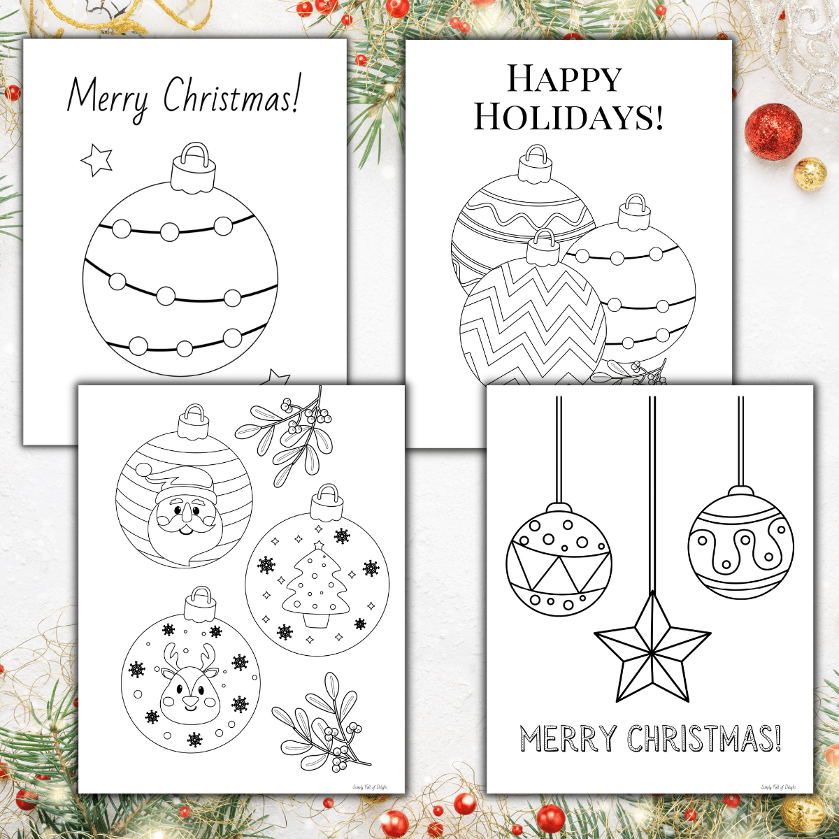 free printable ornament template