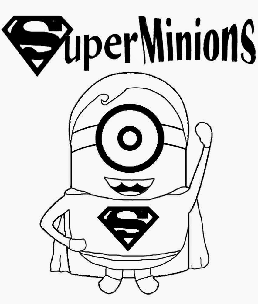 free printable minion coloring sheets
