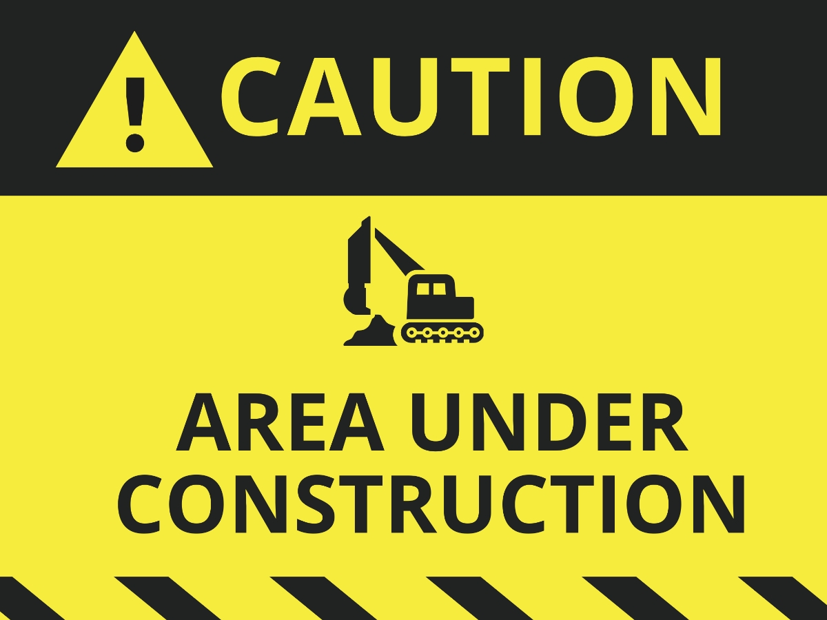 Free Construction Sign Templates Editable And Printable