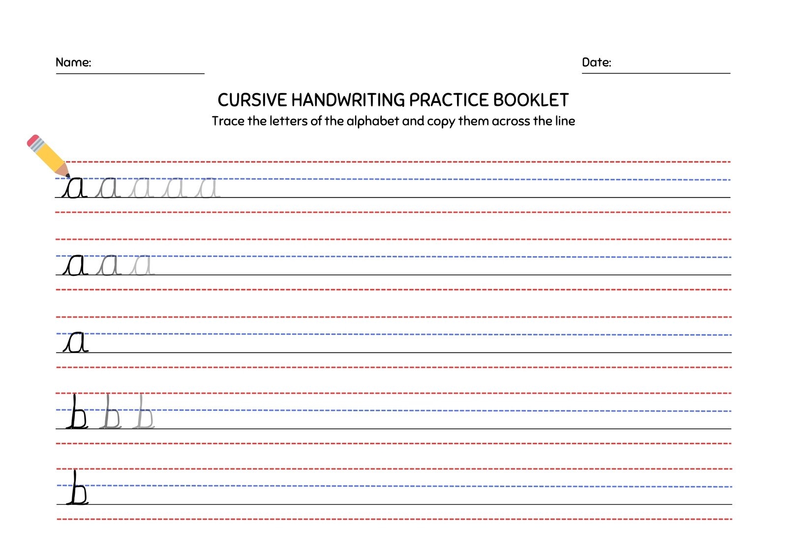 printable handwriting worksheets