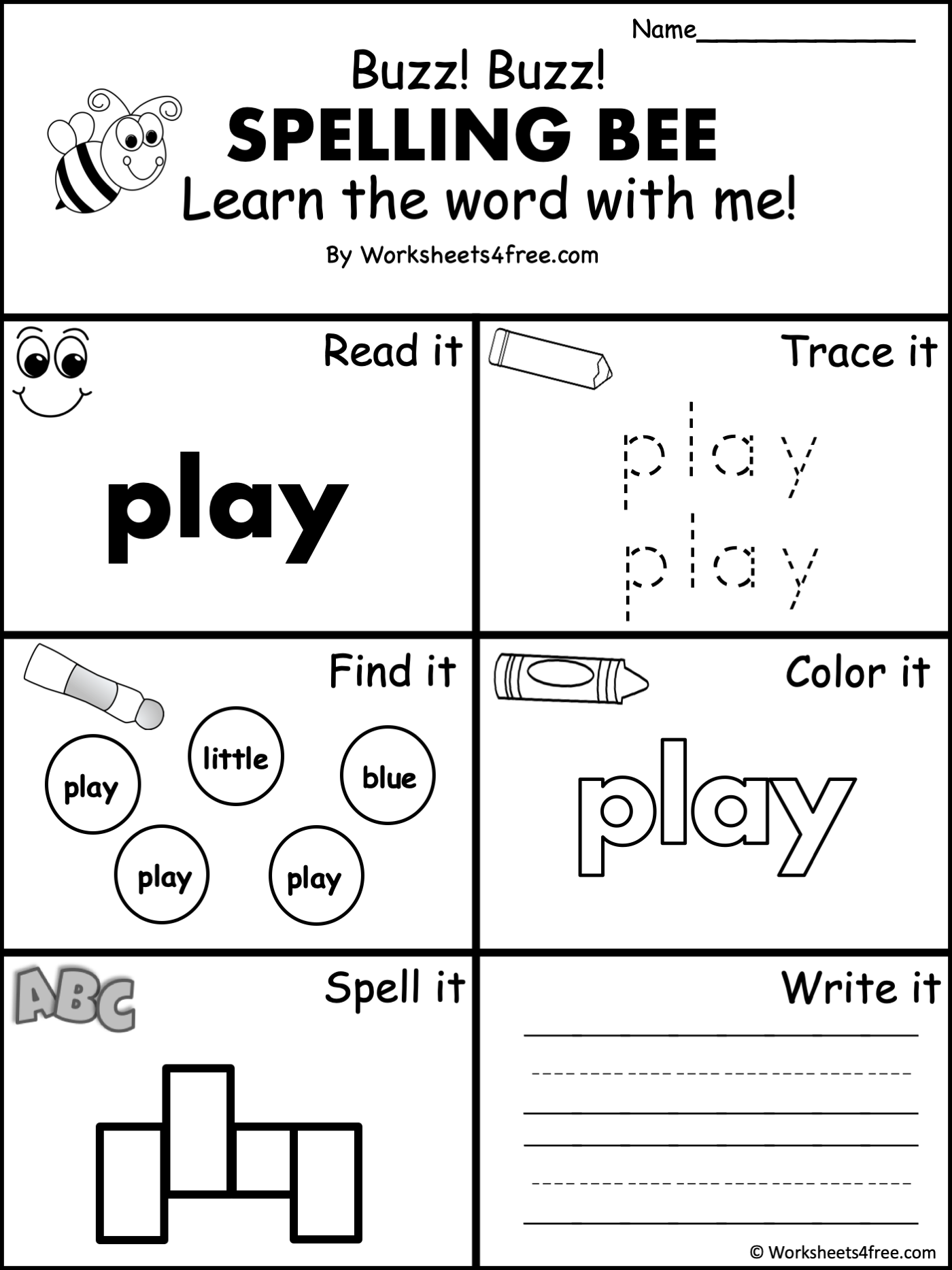 sight word worksheets free printables