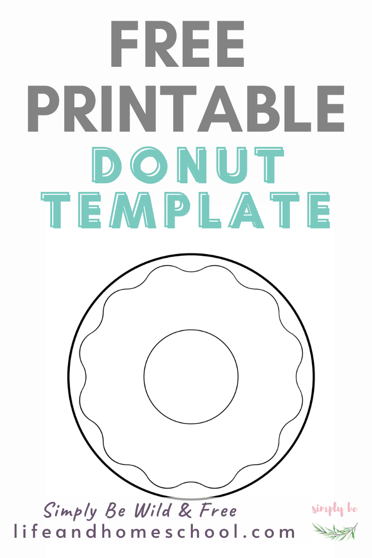 donut template printable