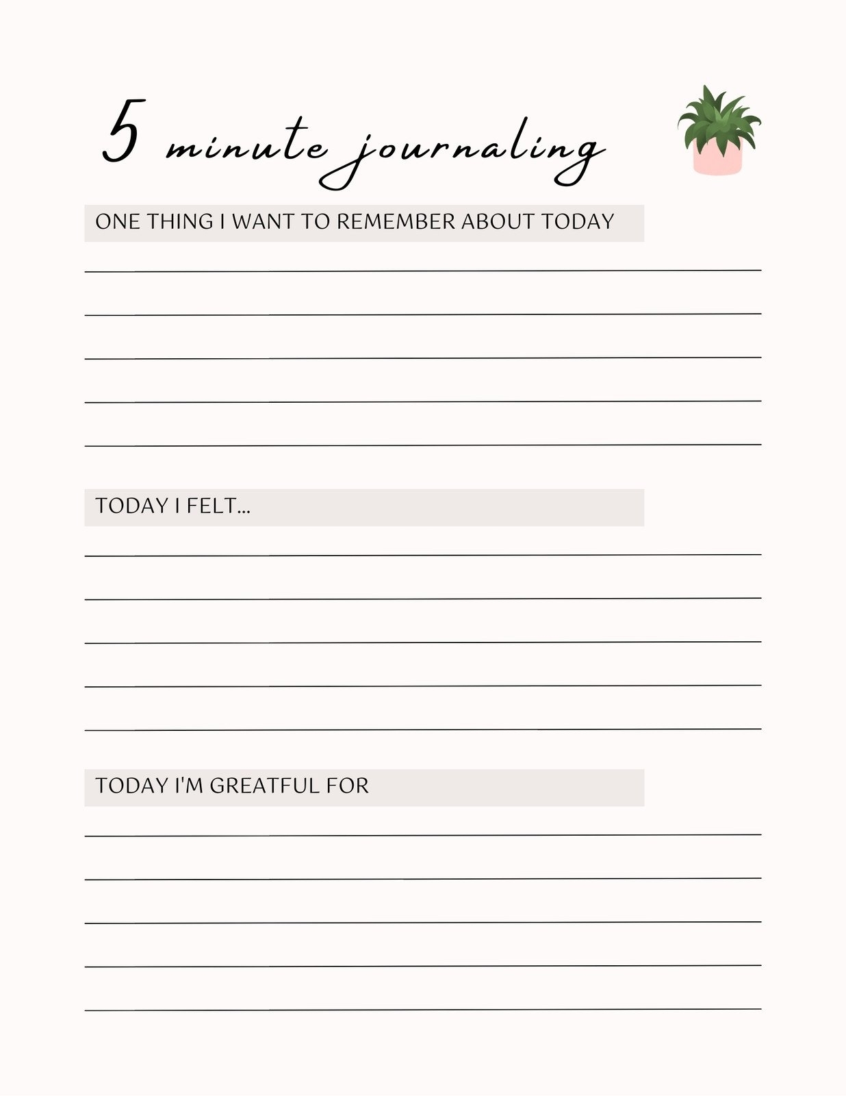 free printable journal sheets