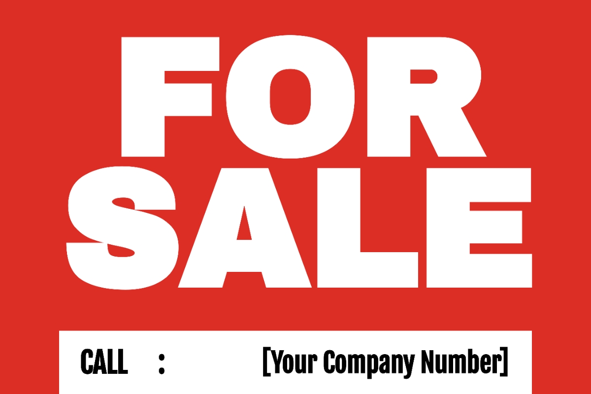 printable for sale sign