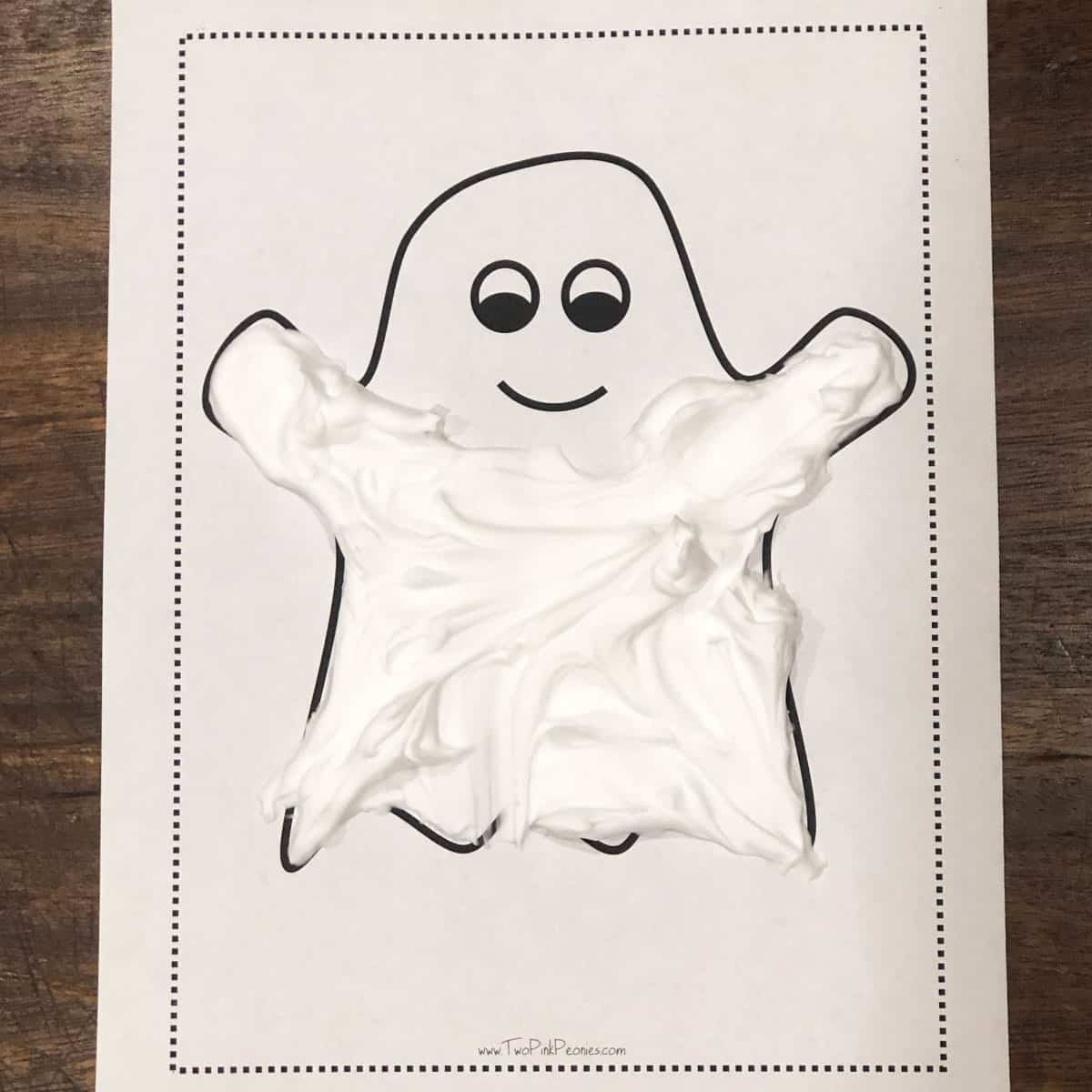 ghost template printable