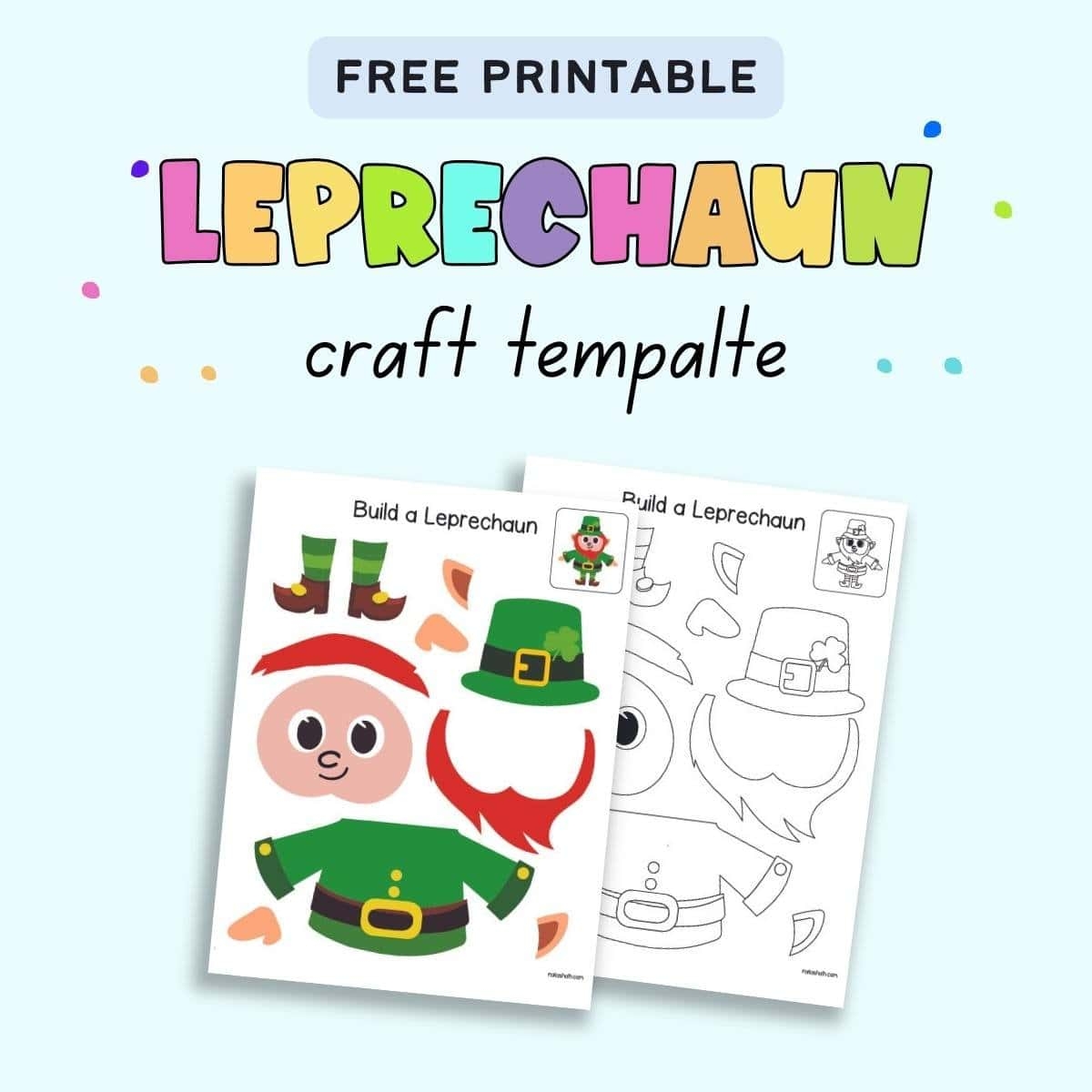 leprechaun templates printable