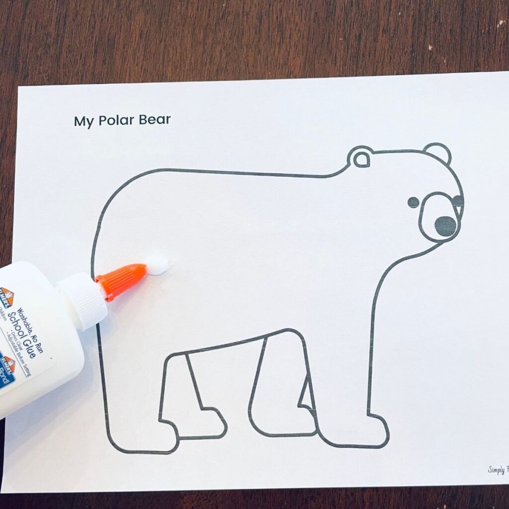 Free Polar Bear Printable with Craft Ideas Simply Full Of Delight