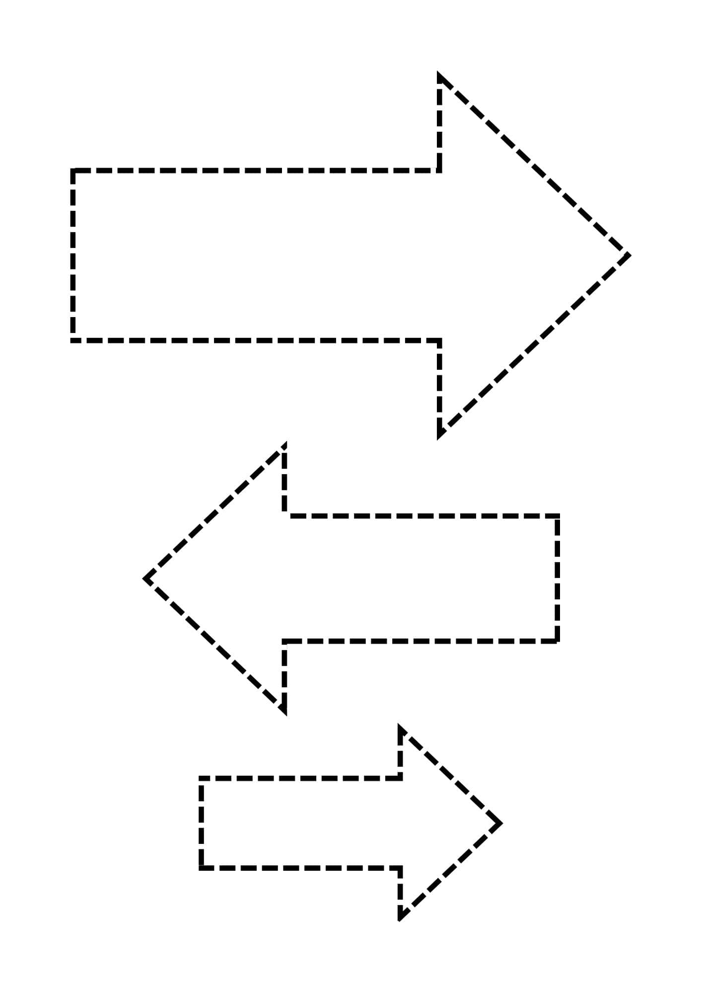 arrow signs printable