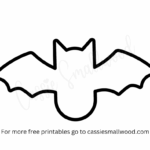 Free Printable Bat Templates Small Medium And Large Cassie Smallwood