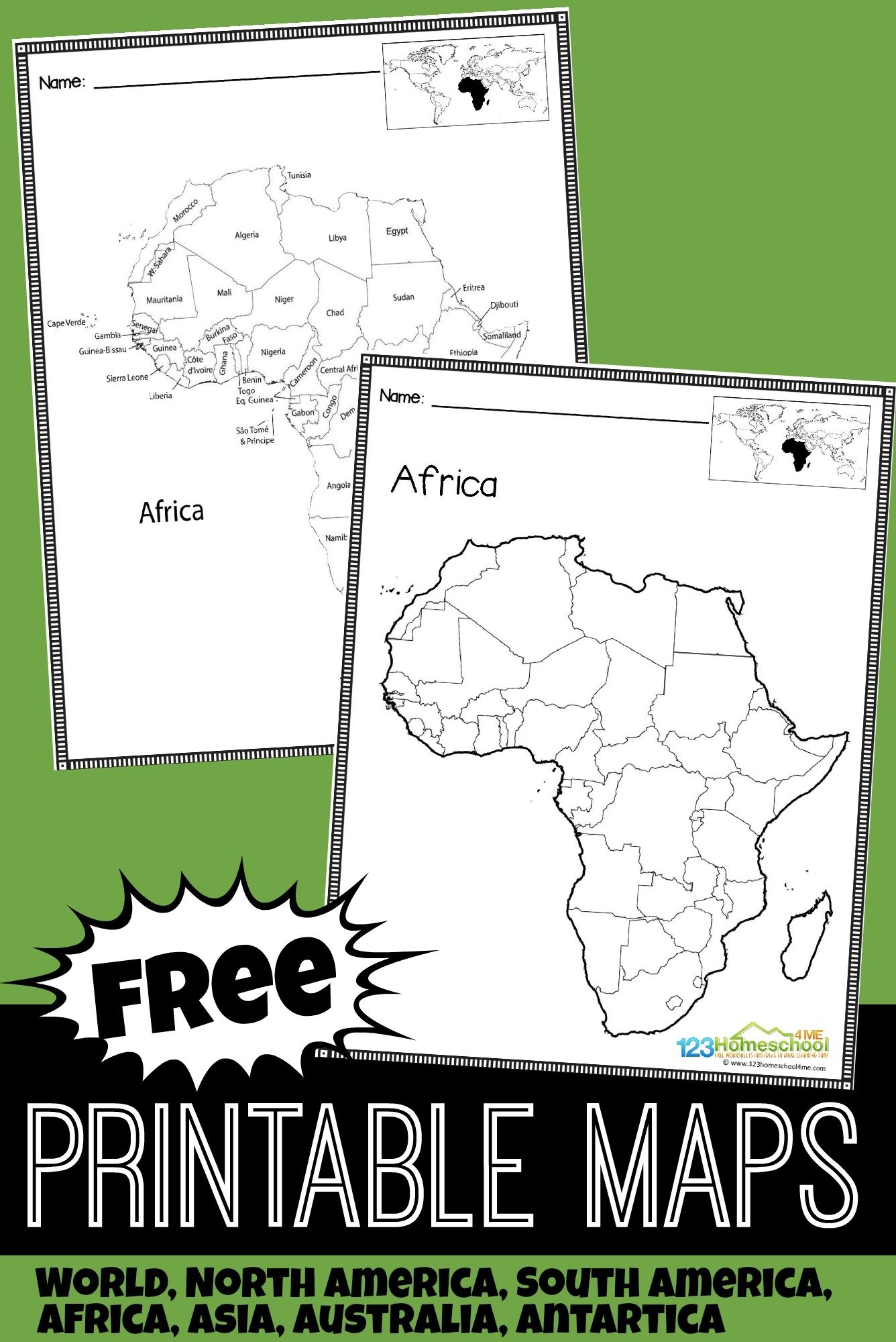 printable maps for preschoolers