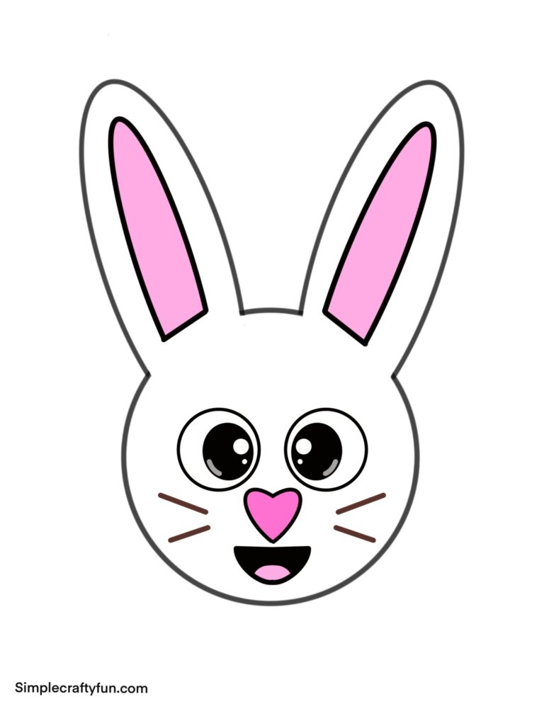 Free Printable Build A Bunny Craft For Kids