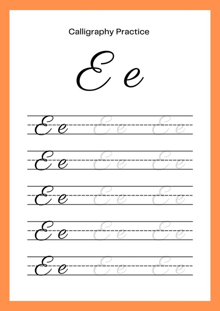 Free Printable Cursive Writing Worksheet Templates Canva