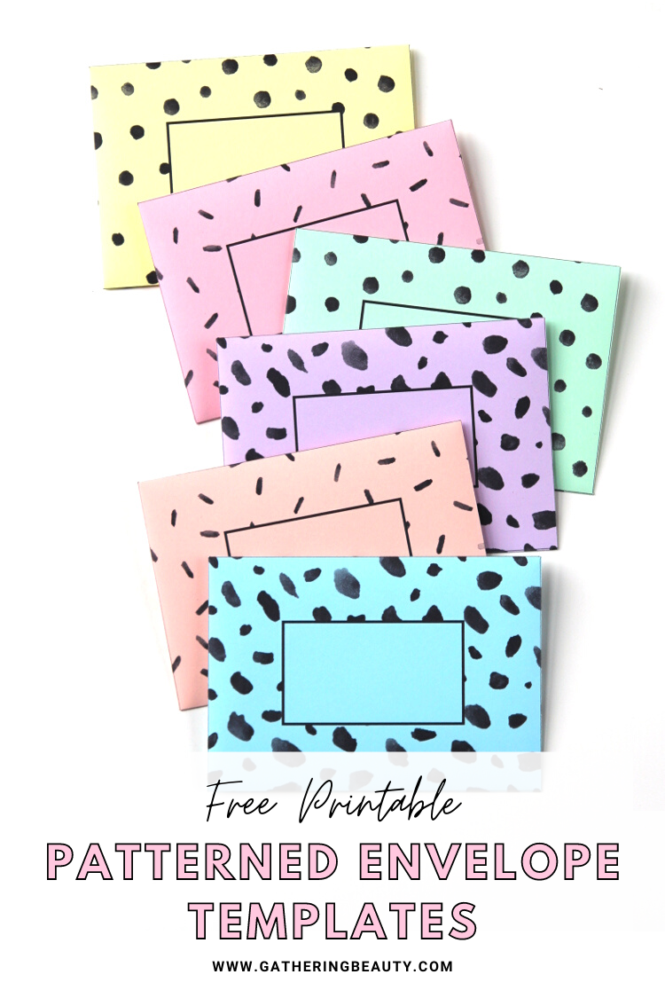 free printable envelope templates