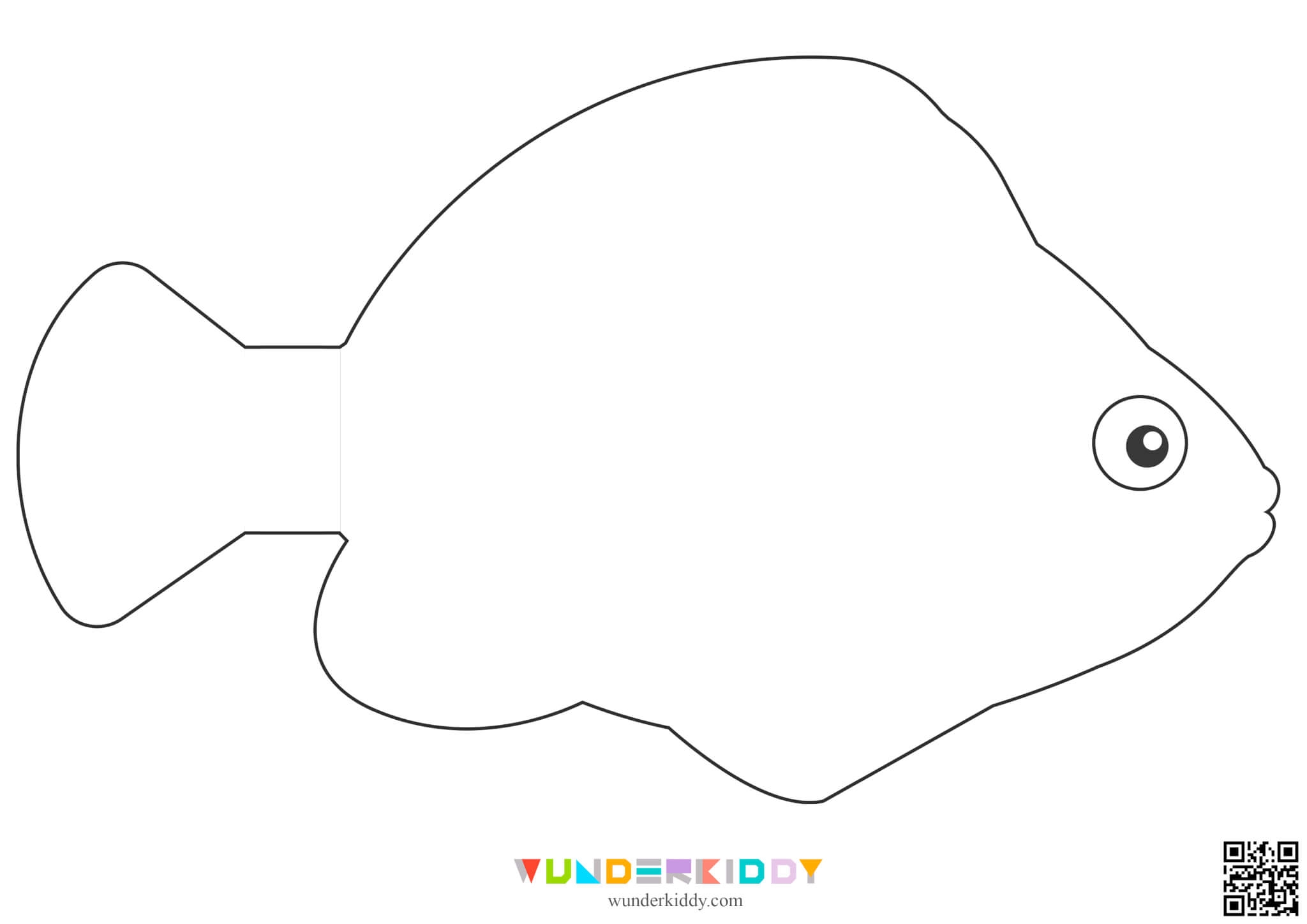 free fish printable template