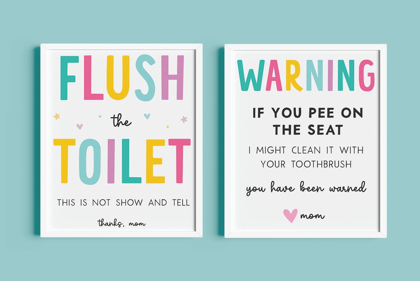 bathroom signs printable