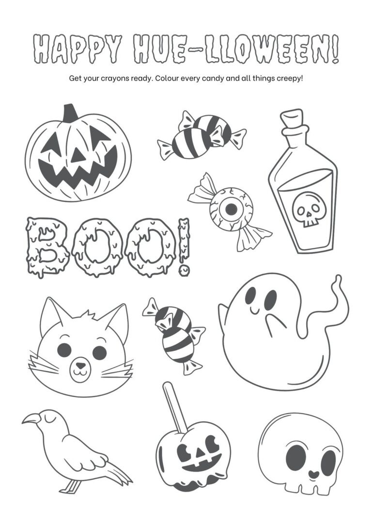 Free Printable Halloween Worksheet Templates To Edit Canva
