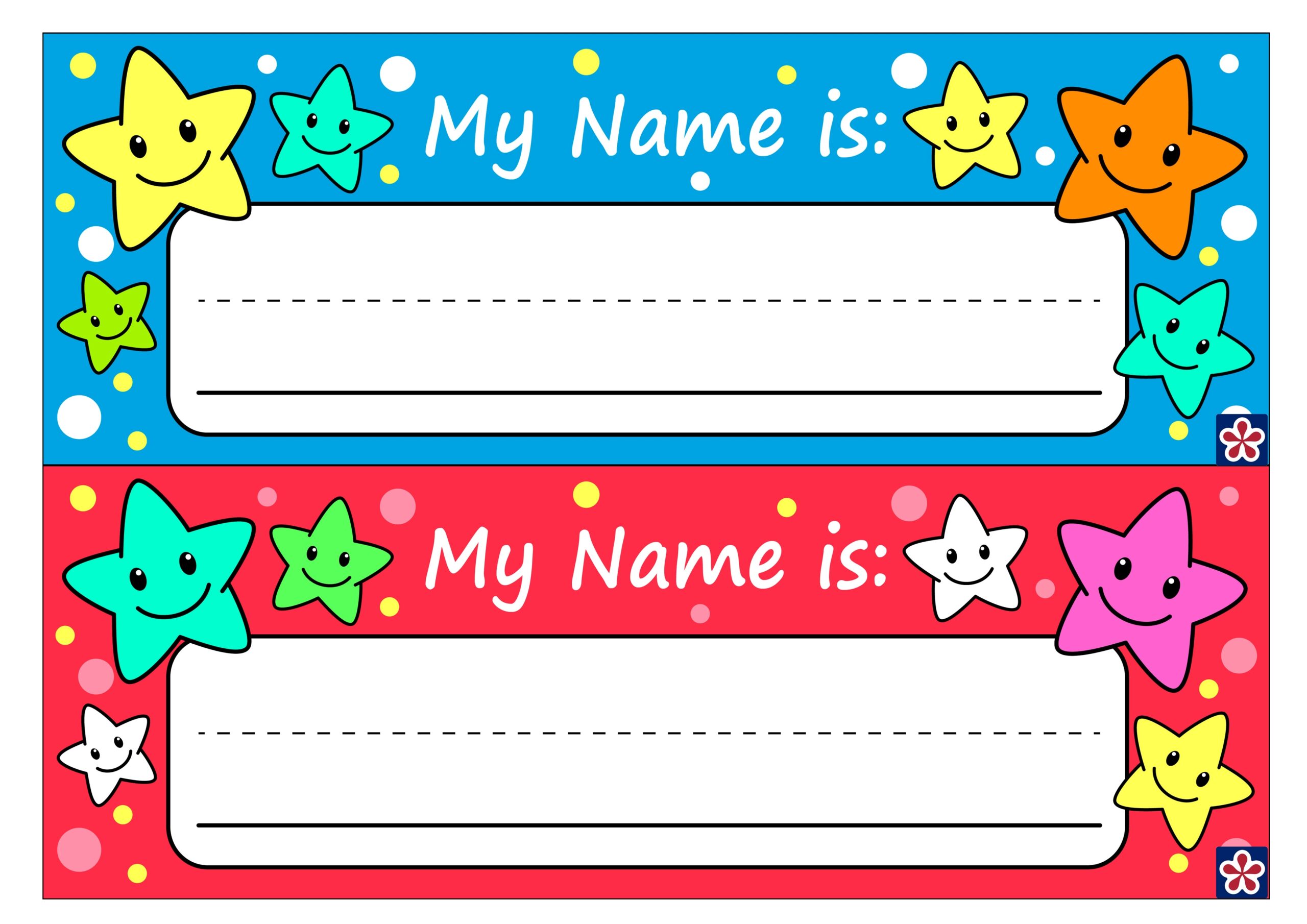 free printable name badge template
