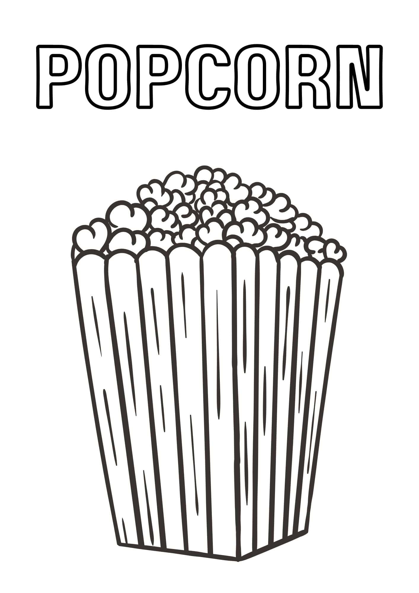 Free Printable Popcorn Sign 11 Designs The Pink Craft Box