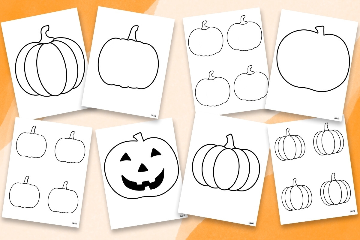pumpkin template free printable