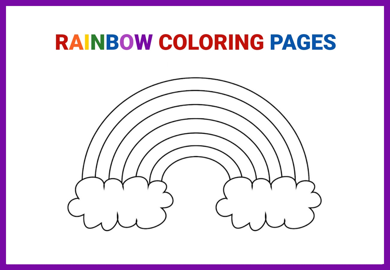 printable rainbow template