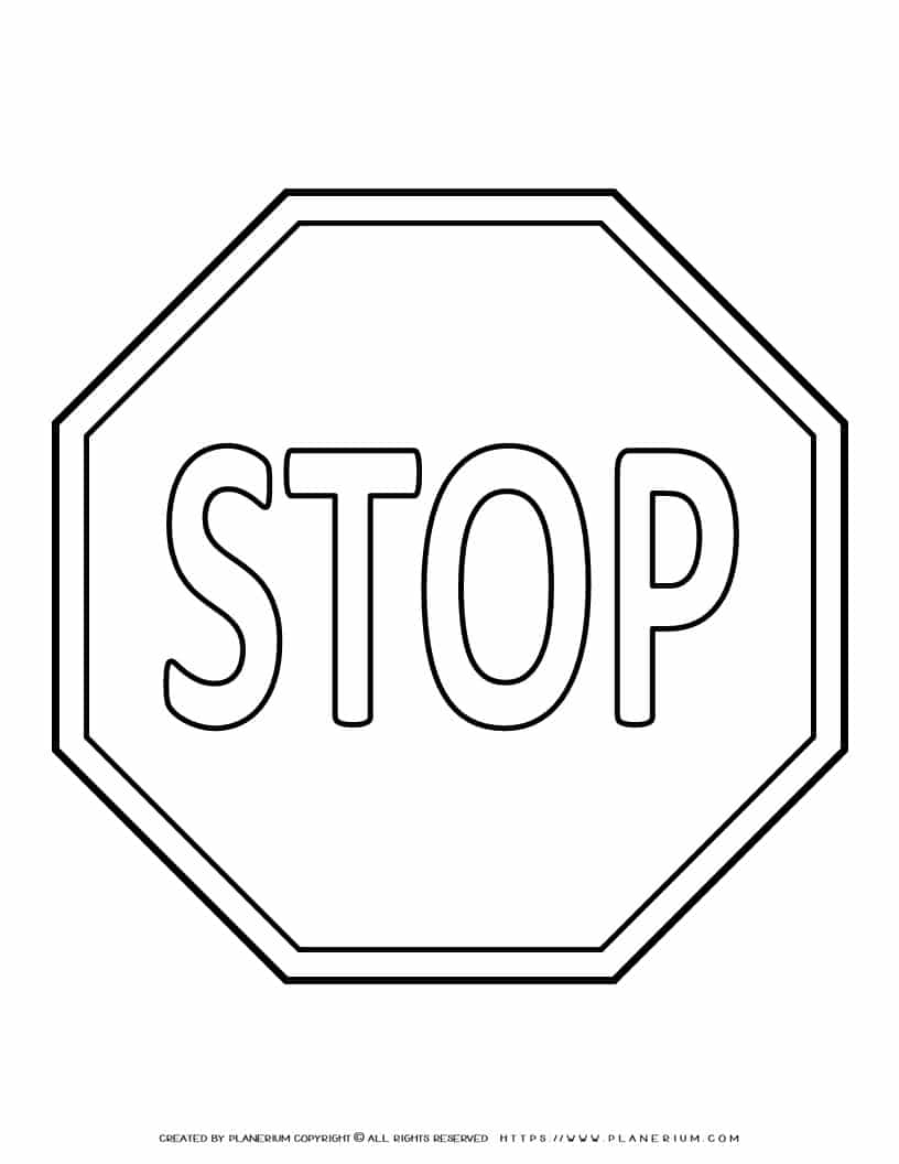 printable stop sign