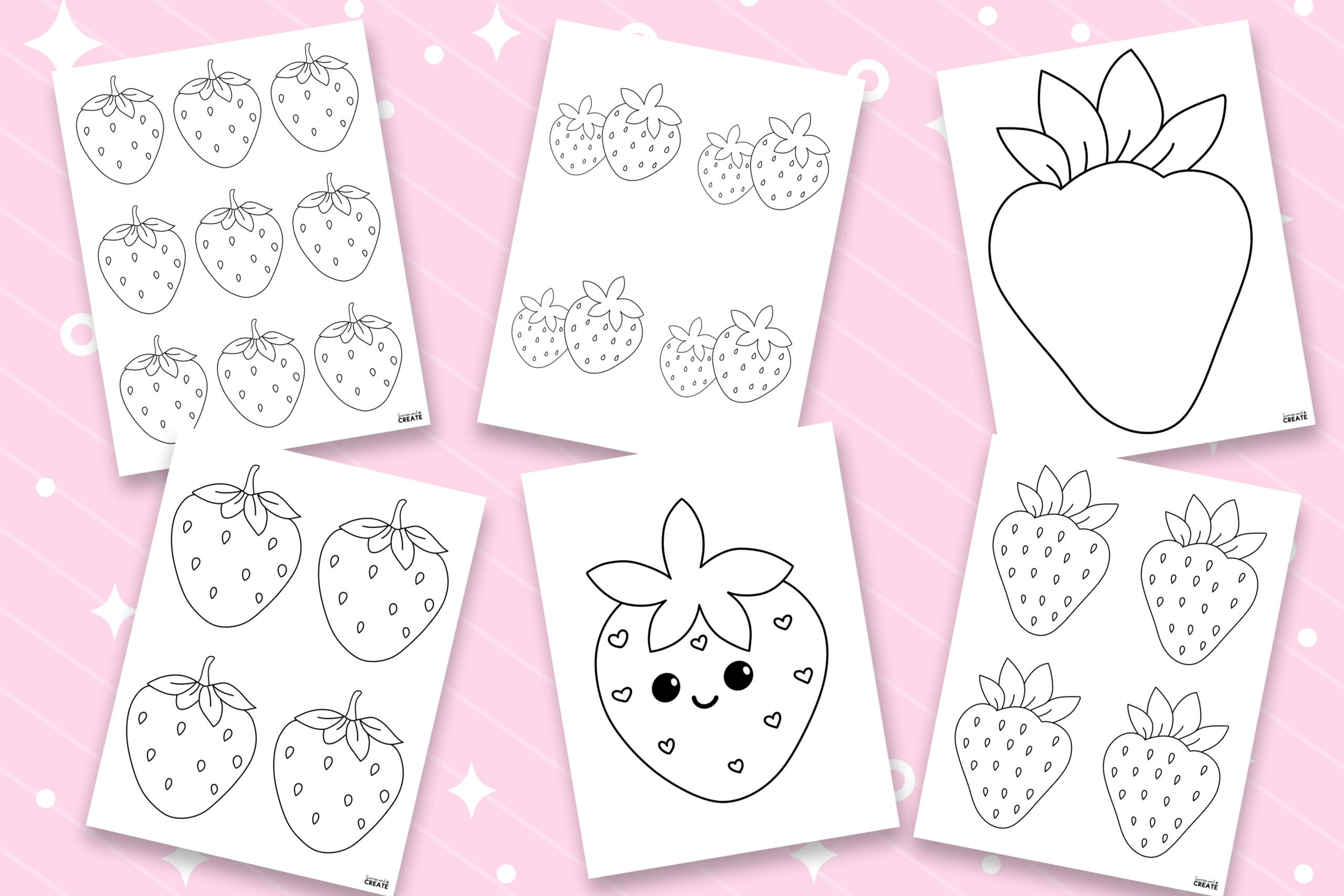 Free Printable Strawberry Templates