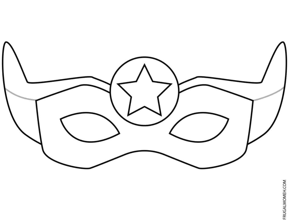 superhero template printable