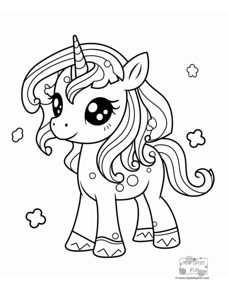 unicorn coloring pages printable
