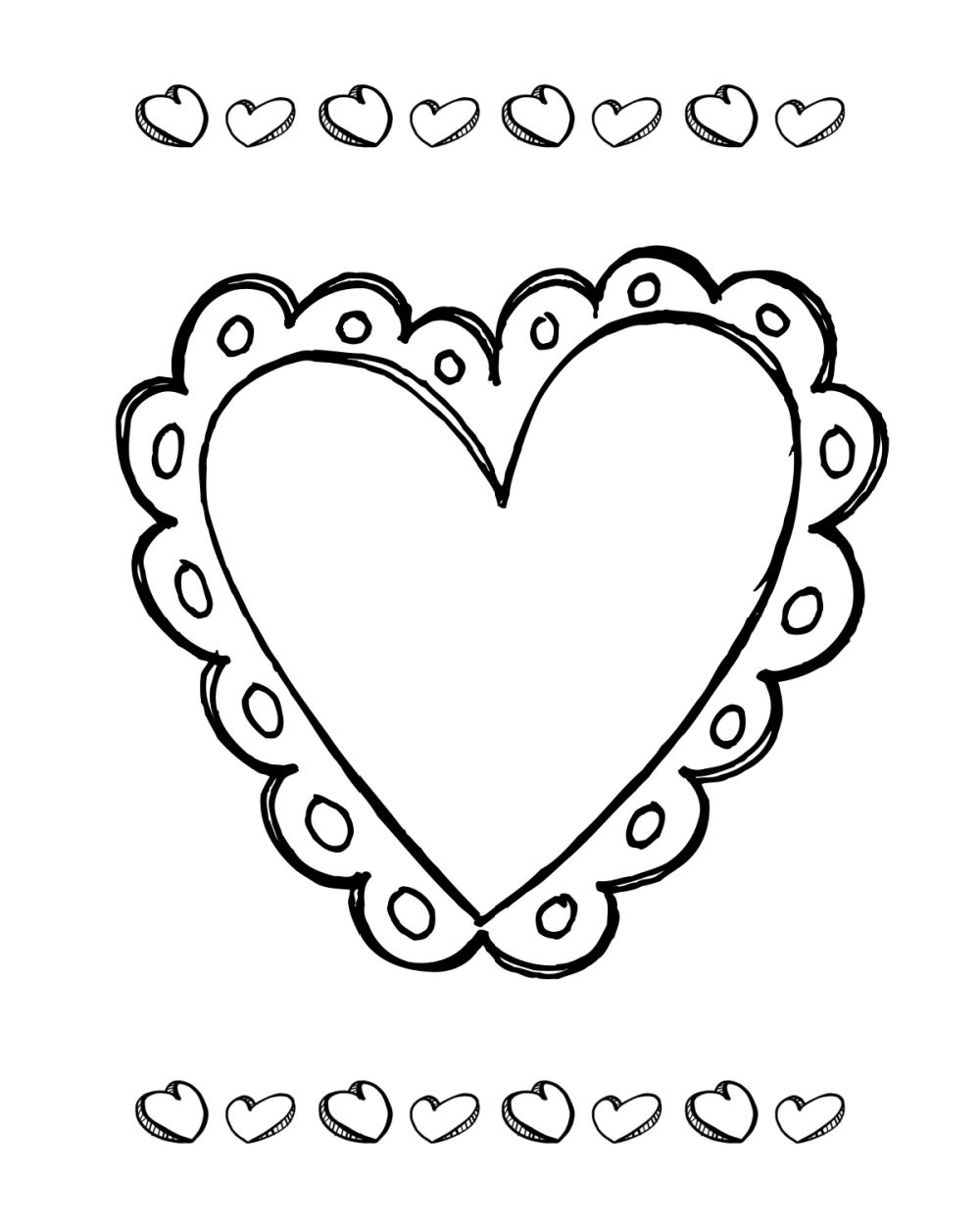 valentine coloring sheets free printable