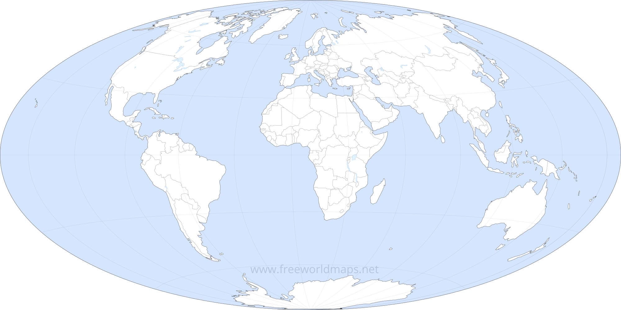map of world blank printable