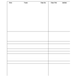 Free Sign in Sign out Sheet Template PDF Word EForms