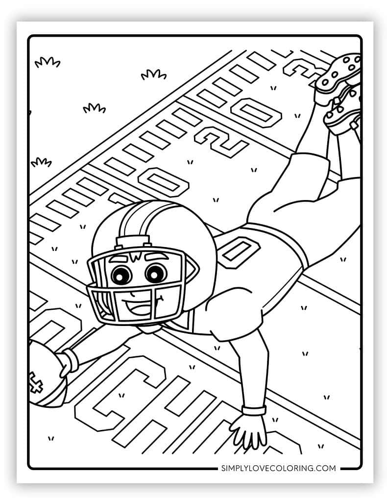 football coloring sheets printable