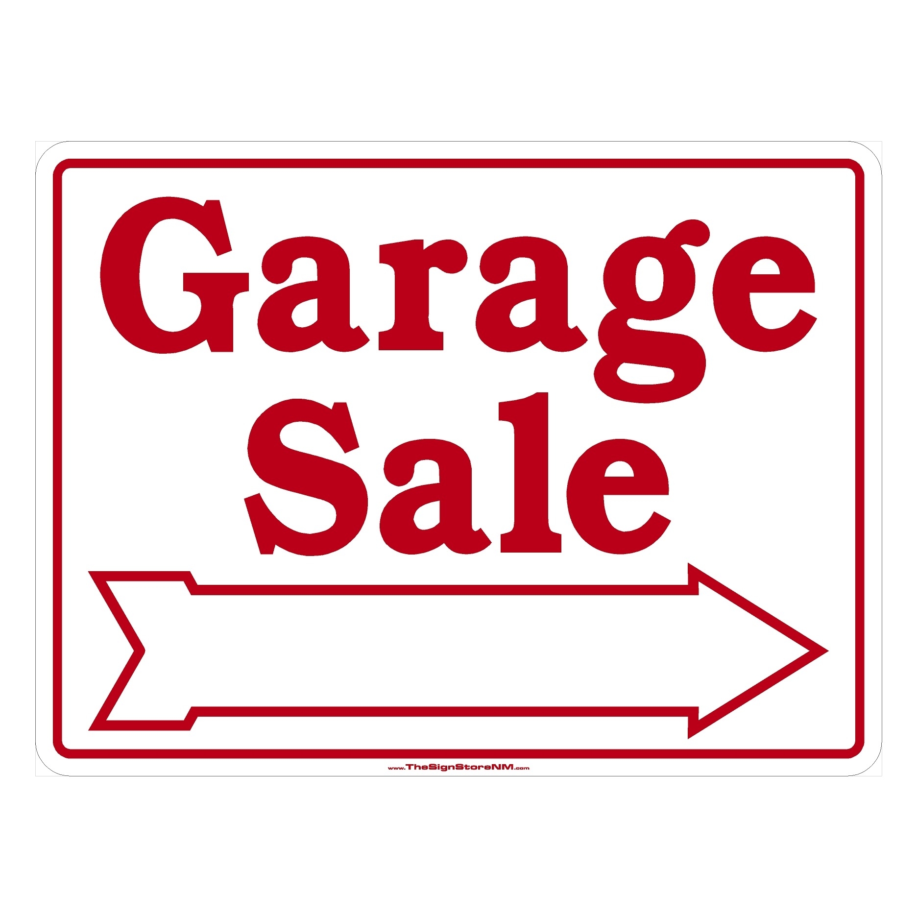 Garage Sale Sign 2 The Sign Store NM