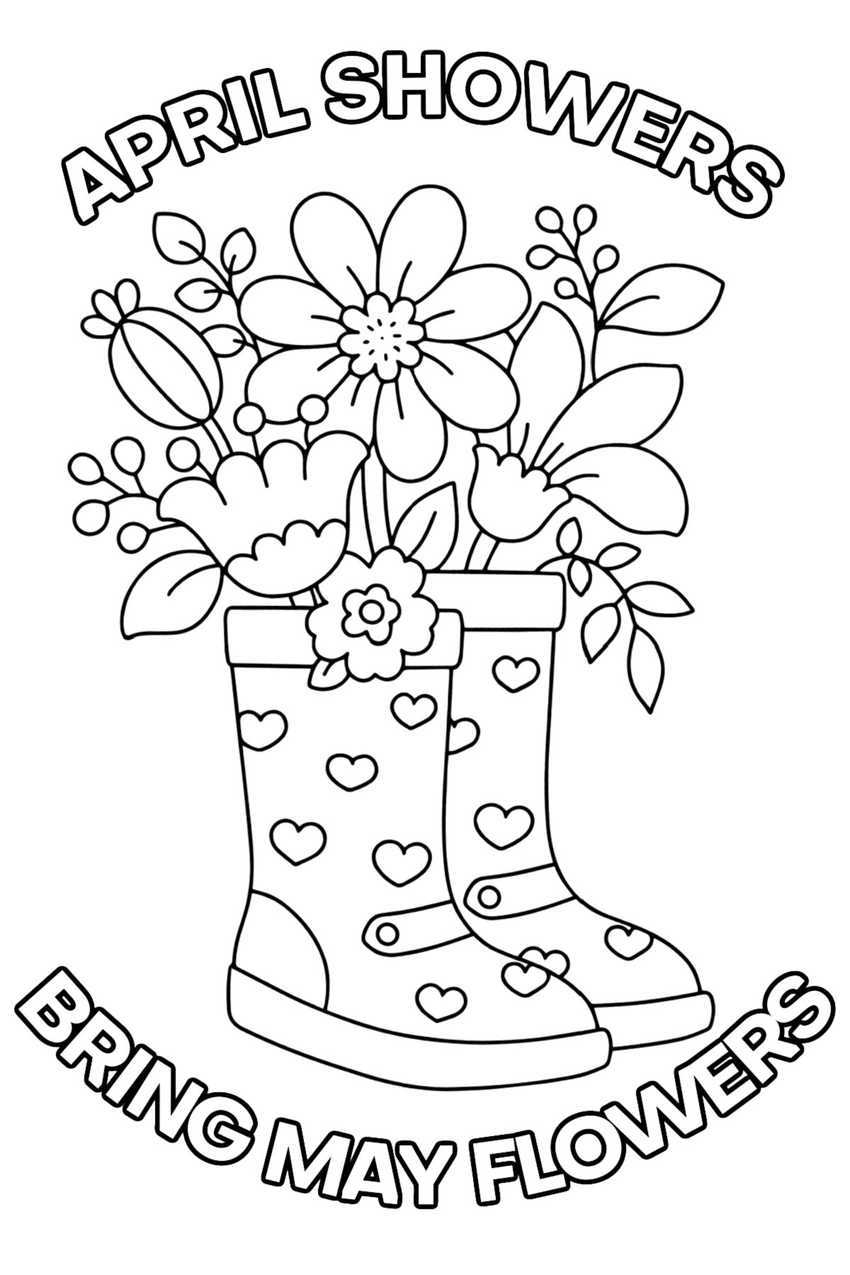 free printable spring color sheets
