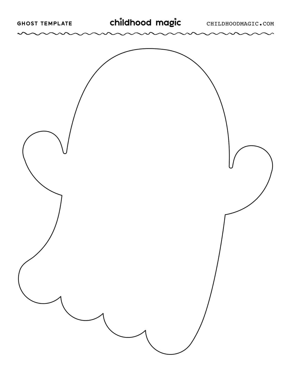 ghost face template printable