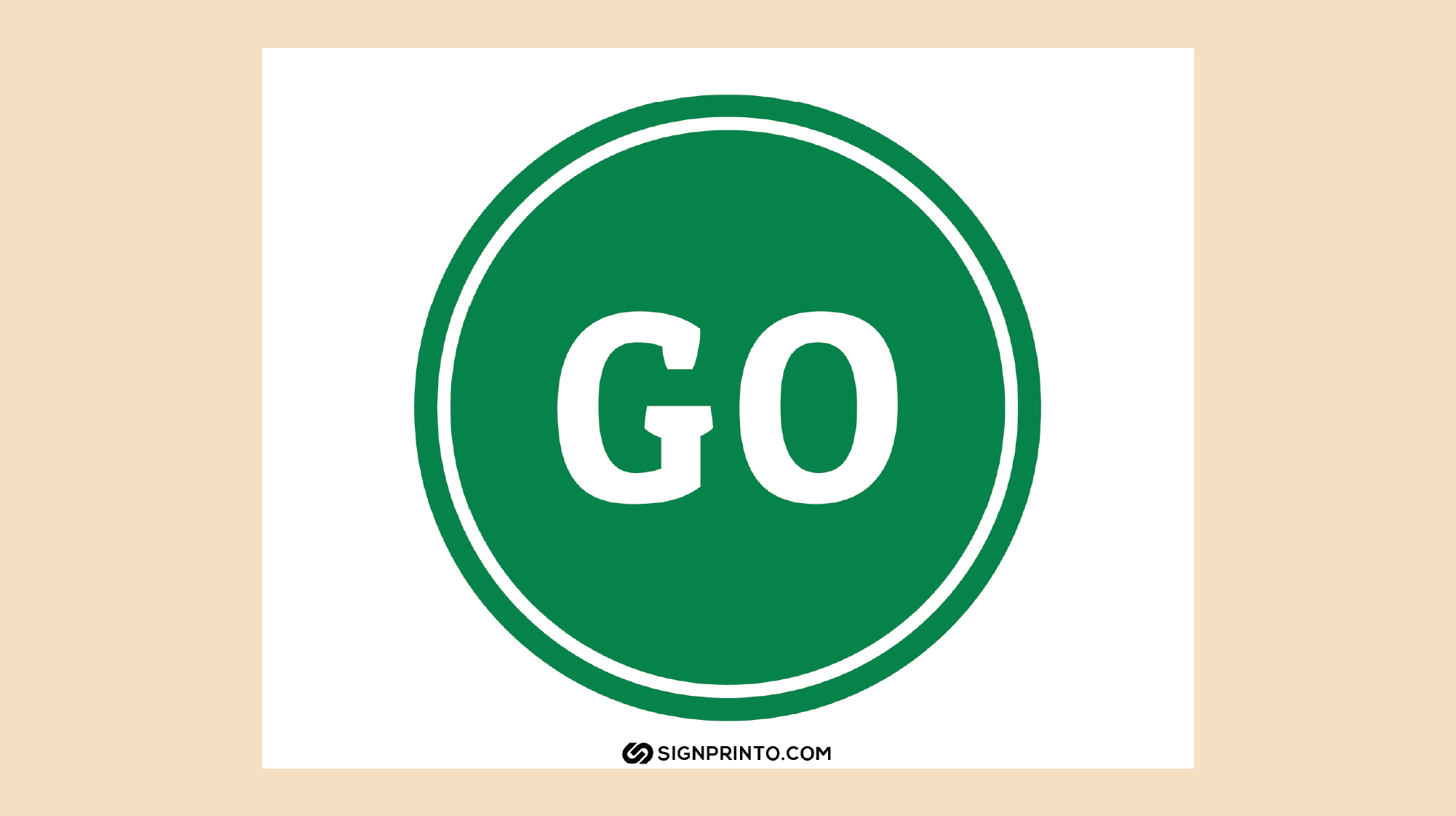 Go Sign Green Color Circle pdf 