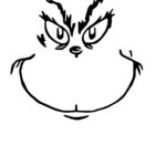 Grinch Face Printable