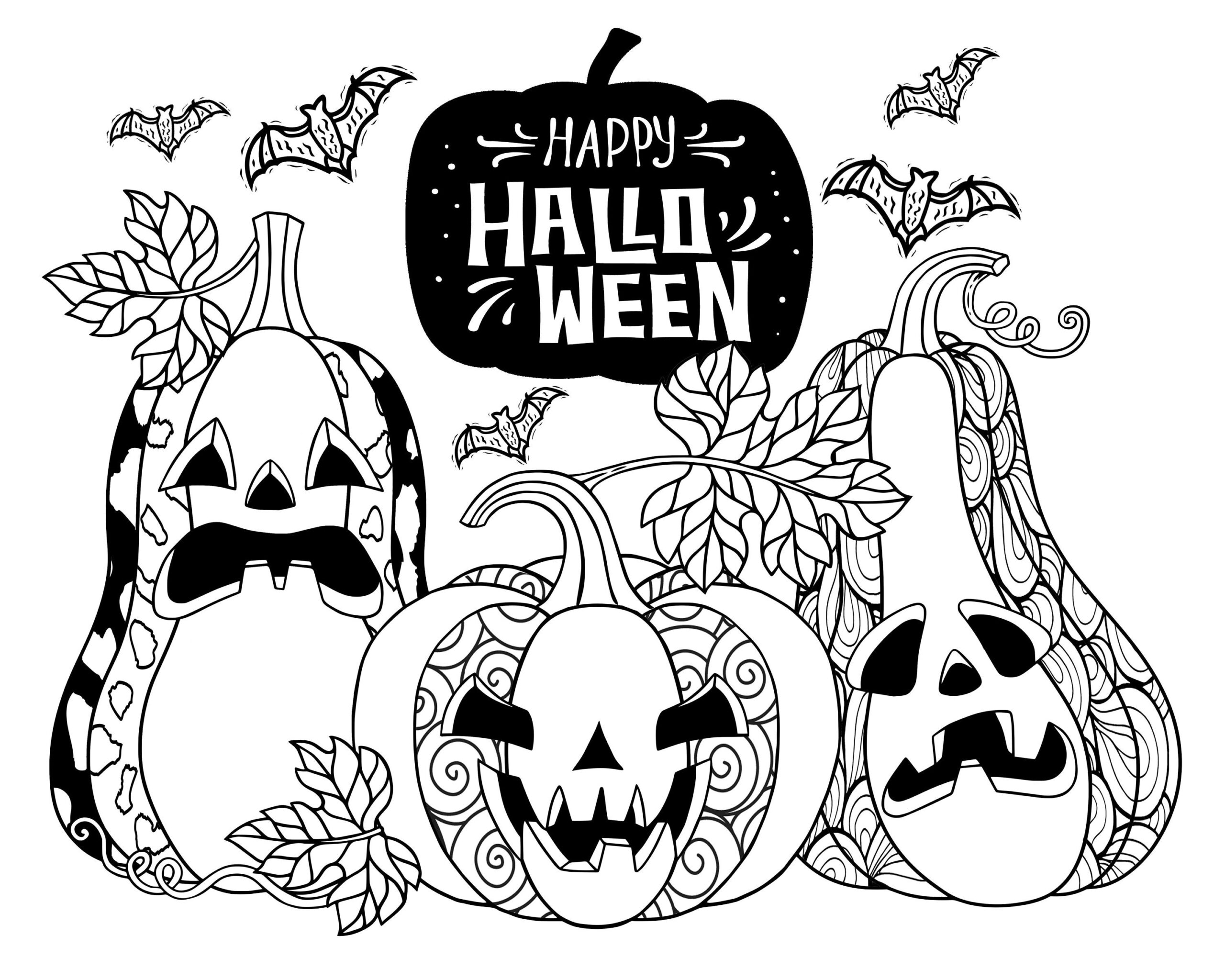 halloween printable coloring sheets