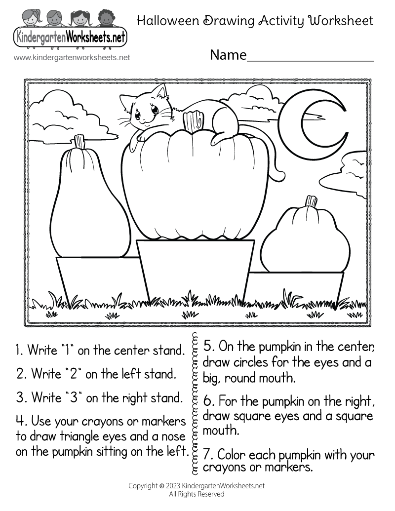 halloween activities printable worksheets