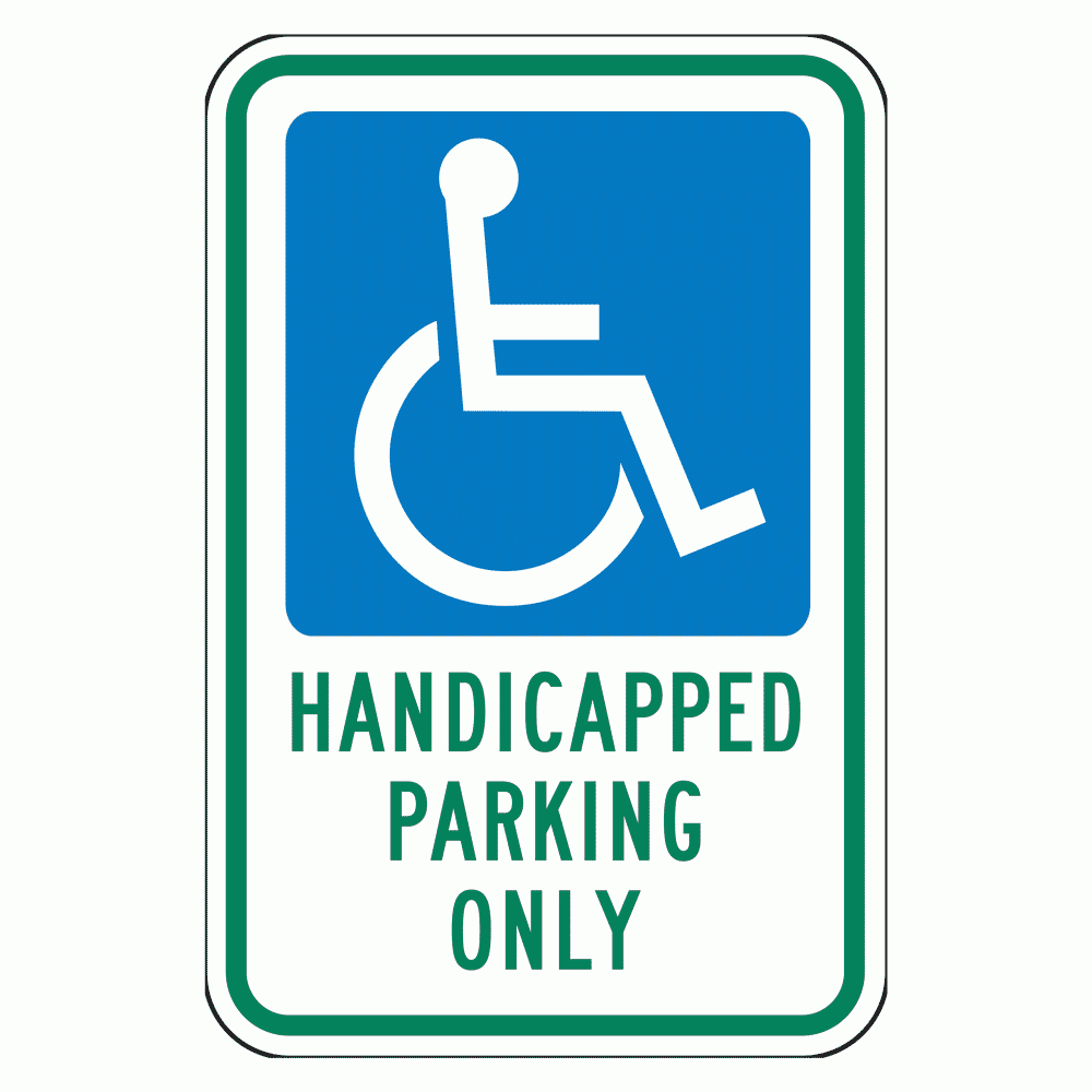 Handicap Parking Sign Printable Free Printable Party Favors