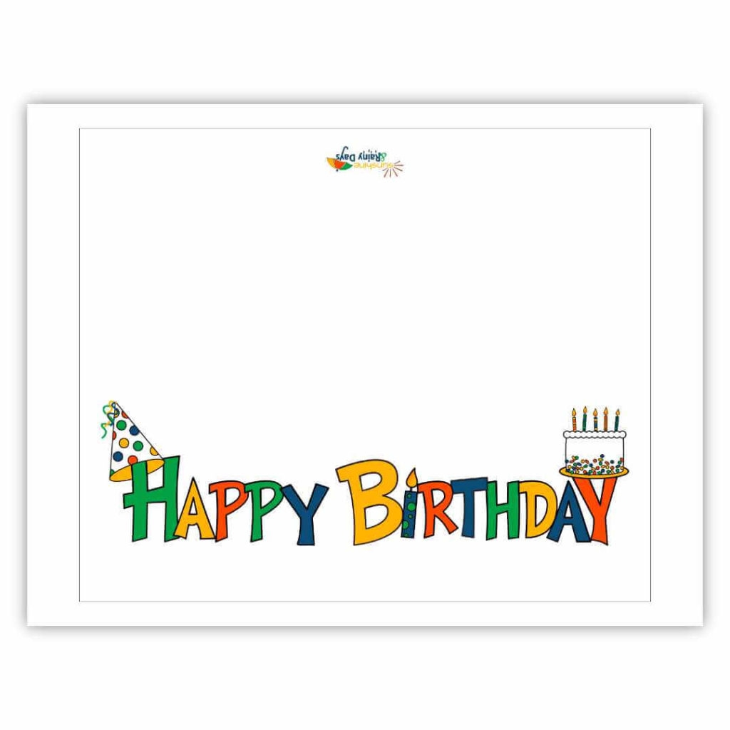 free happy birthday sign printable