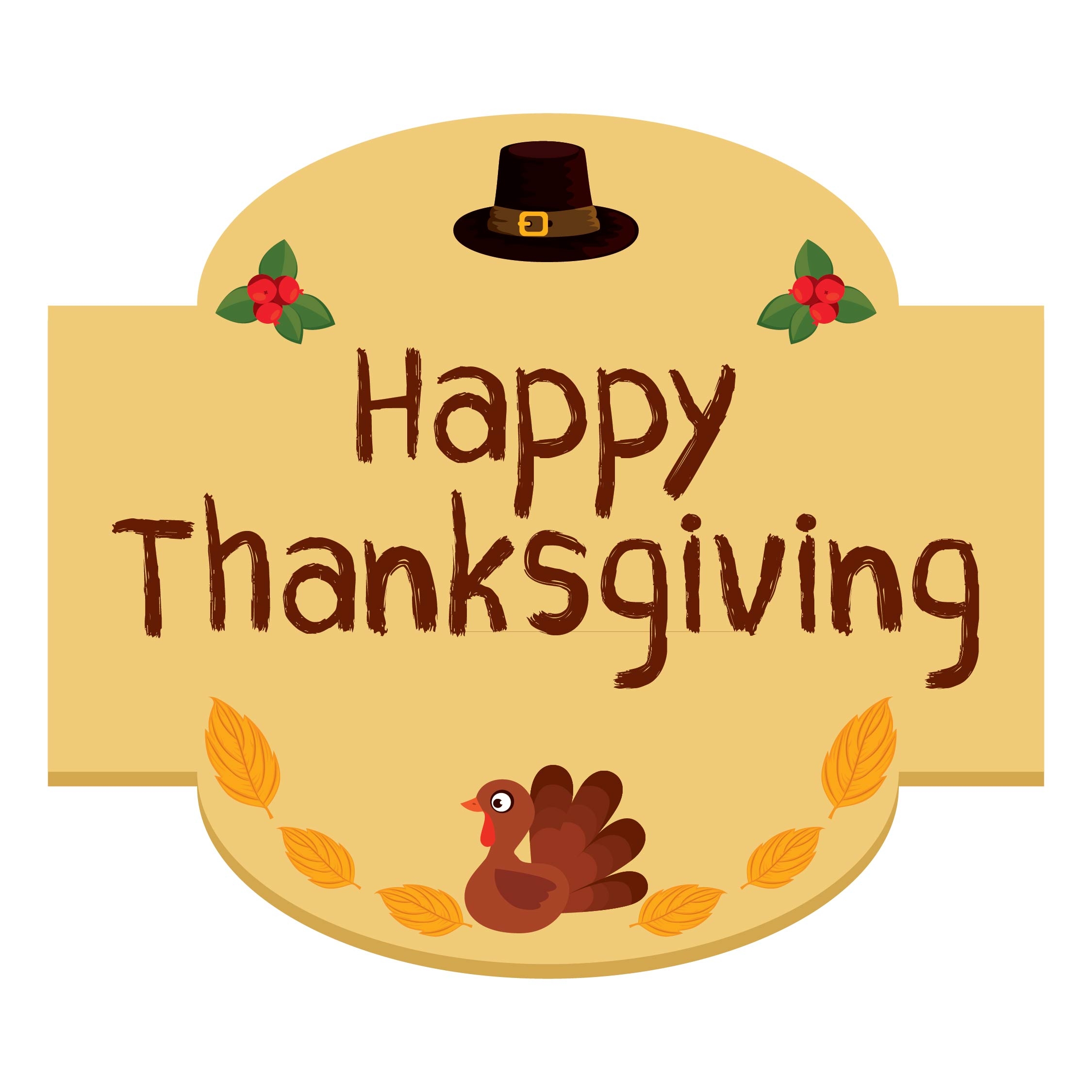 Happy Thanksgiving Signs Printable Printable Party Favors