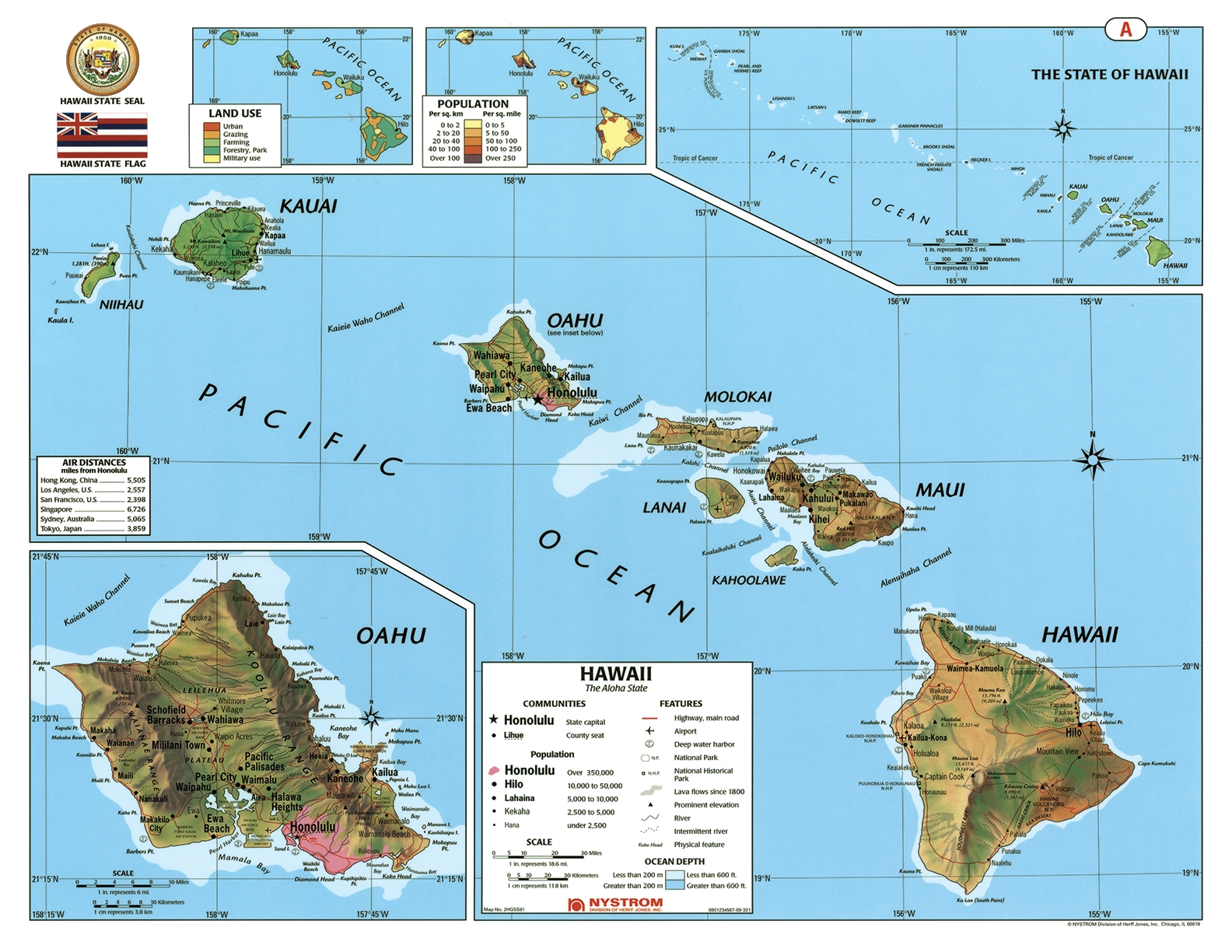printable map of hawaii