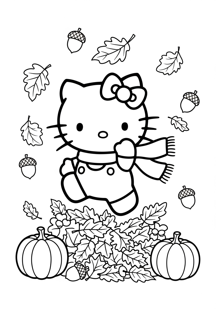 printable coloring sheets hello kitty