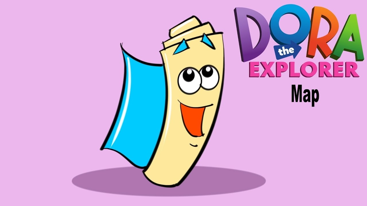 How To Draw And Coloring Map Dora The Explorer Drawing And Coloring Step By Step Bunny Tv YouTube