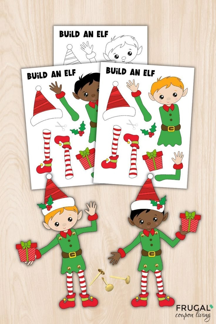 elf yourself template printable