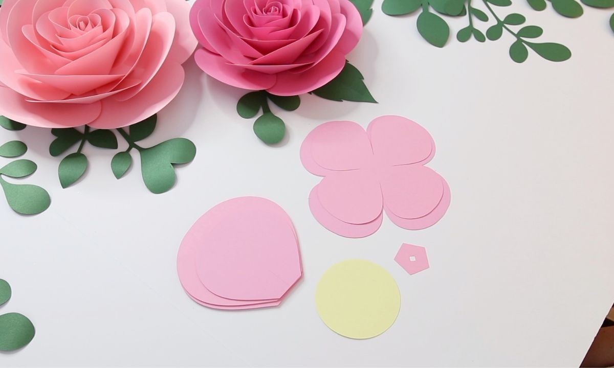 paper flower template printable
