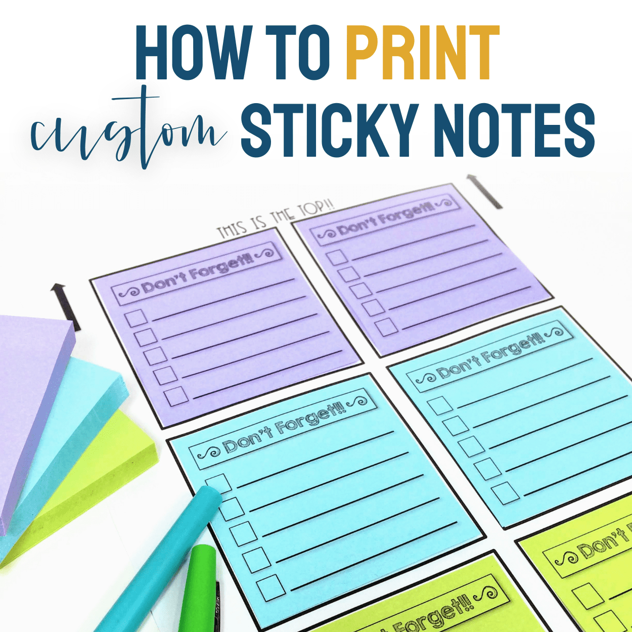 How To Print Custom Sticky Notes With A Free Template Happy Teacher Mama How To Print Custom Sticky Notes With A Free Template Happy Teacher Mama