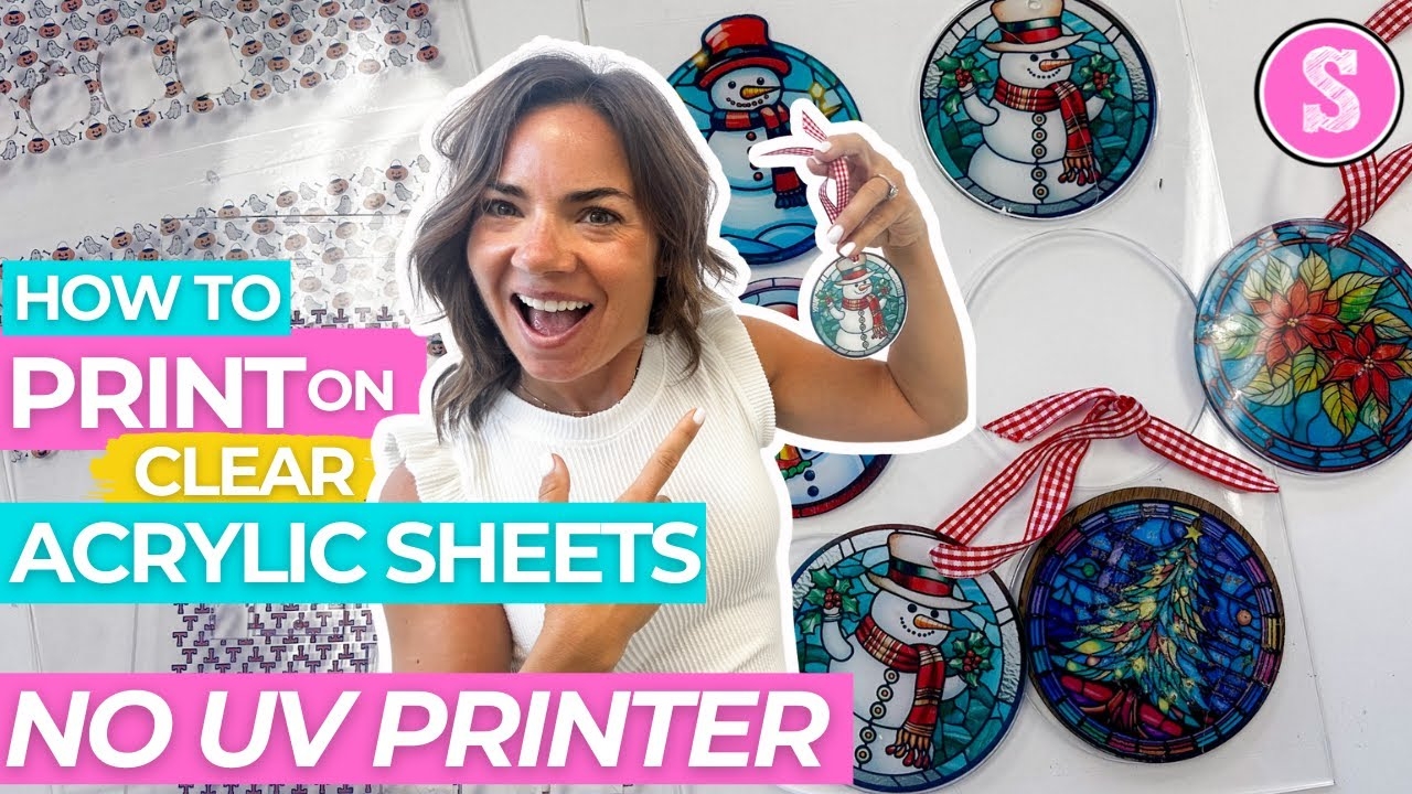 How To Print On Clear Acrylic Sheets Without A UV Printer YouTube