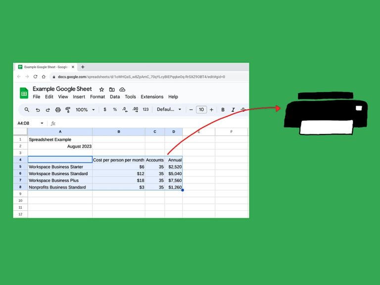 How To Set The Print Area In Google Sheets Step by Step Guide